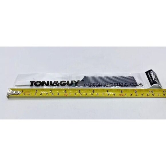 Toni & Guy Carbon Antistatic Barber & Stylist Professional Comb New NIP - Picture 5 of 6